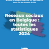 Réseaux sociaux en Belgique : toutes les statistiques 2024