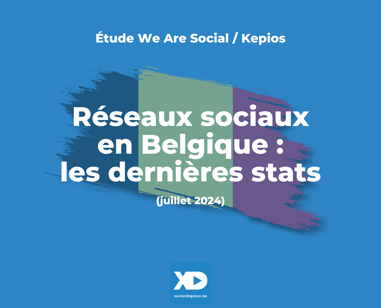 Réseaux sociaux en Belgique : les dernières statistiques (étude juillet 2024)