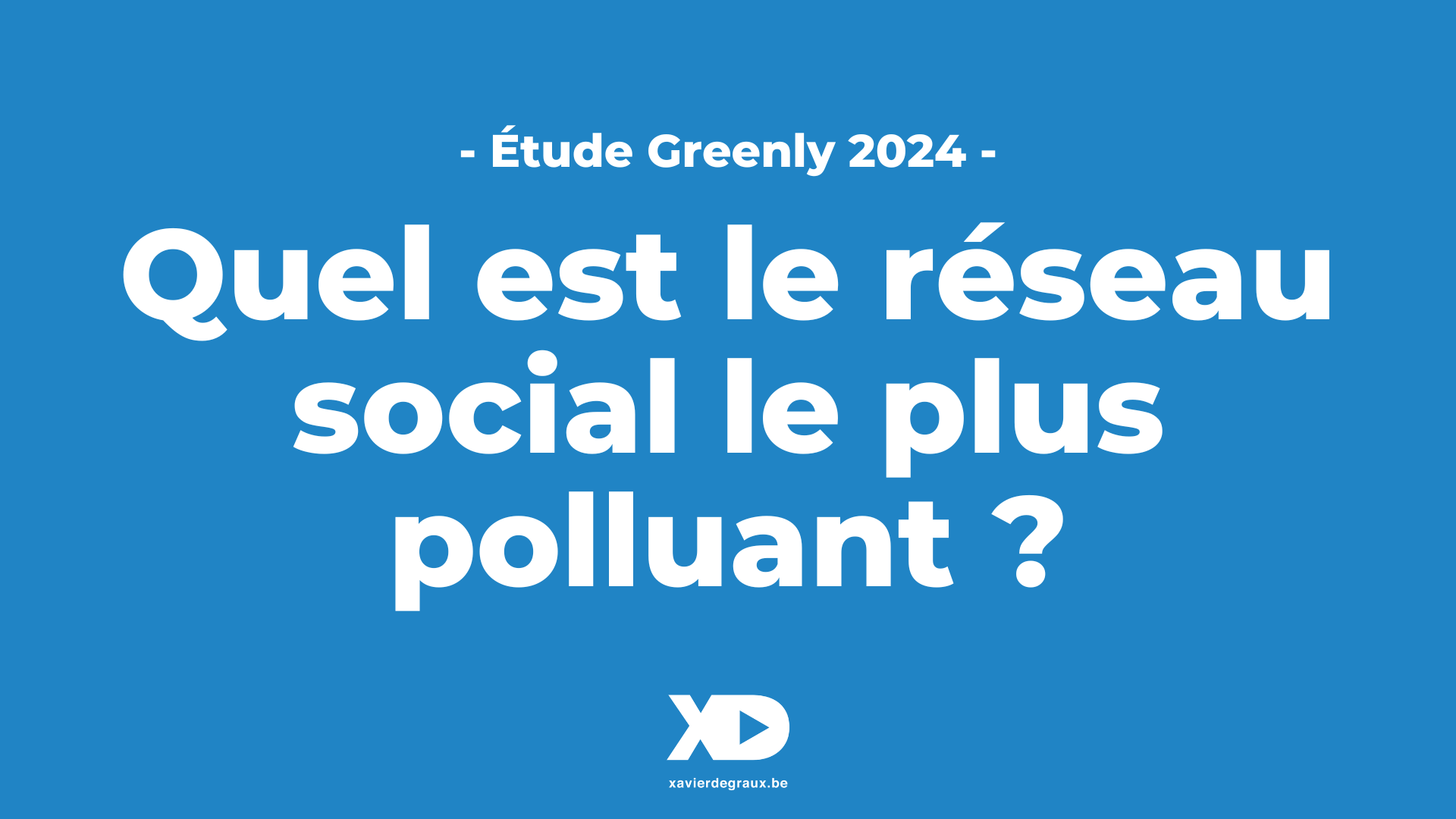 Quel est le réseau social le plus polluant ? (étude)